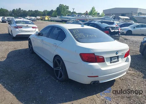 2012 BMW 528I xDrive из США, поврежденный, VIN WBAXH5C51CDW10155